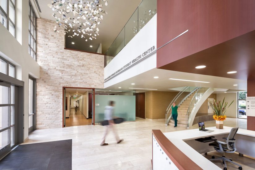 Interior of Engemann Student Health Center
