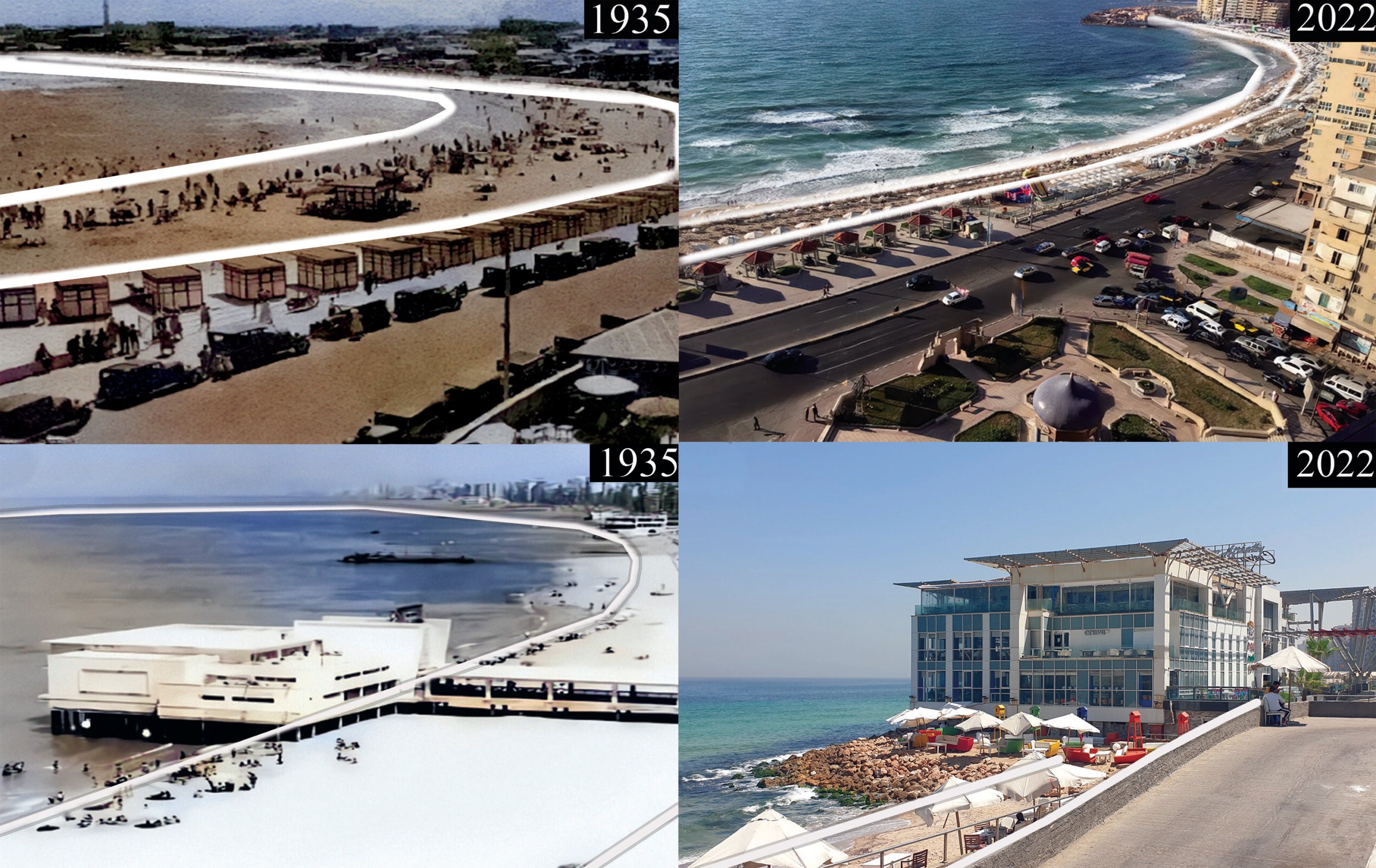 Coastal erosions: changes on Alexandria’s coastline