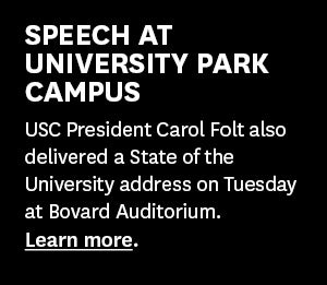 Speech at University Park Campus