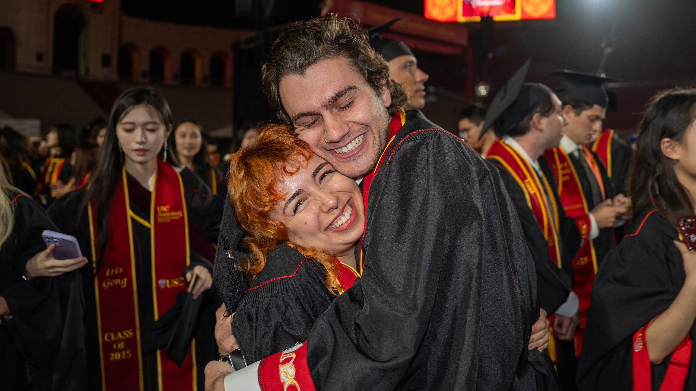 USC 2025 commencement: hug