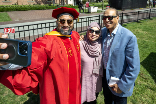 a USC graduate with parents