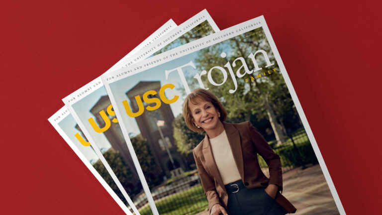 USC Trojan Family Magazine summer 2025 issue: Carol Folt
