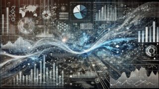 AI generated abstract image for A AI, Economics, and Business Conference at USC