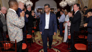 Anijo Mathew enters installation ceremony